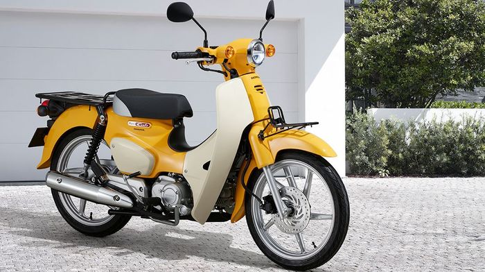 detail tampilan Honda Super Cub model 2025