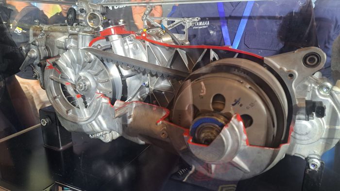 CVT Yamaha NMAX Turbo yang baru launching hari ini Rabu (12/6/24).