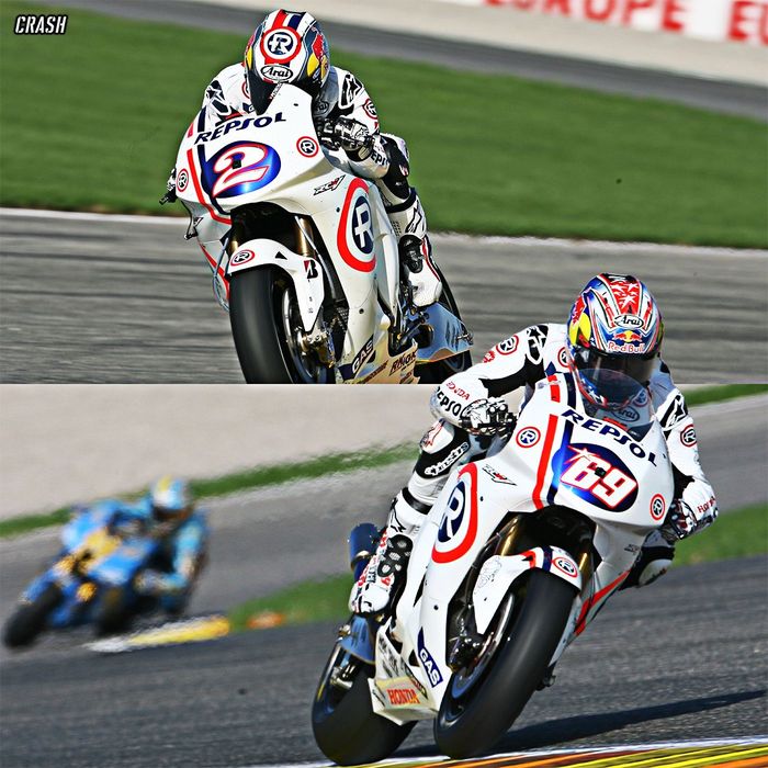 Duet Dani Pedrosa dan Nicky Hayden di tim Repsol Honda kala itu