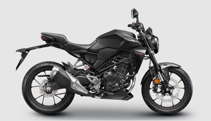 detail tampilan Honda CB300R 2025
