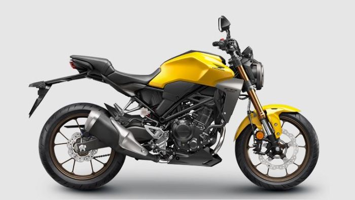 selain pilihan warna Matte Black, masih tersedia opsi Pearl Dusk Yellow