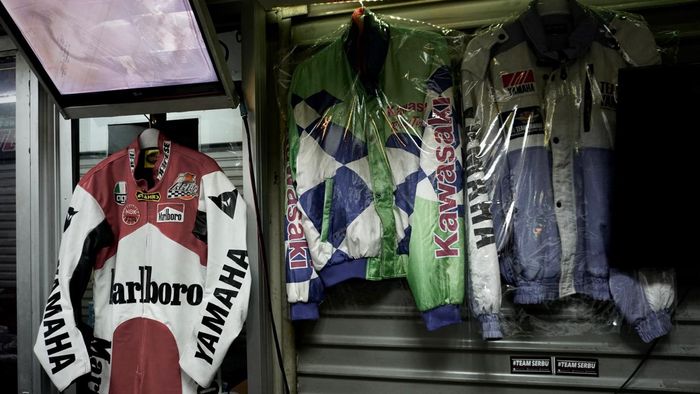 Koleksi jaket motor Old stock Garage