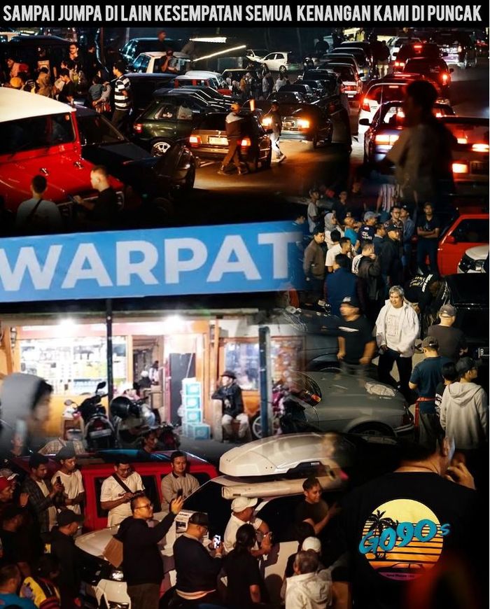 Nostalgia pecinta Petrolhead 90'an di warpat Puncak Bogor