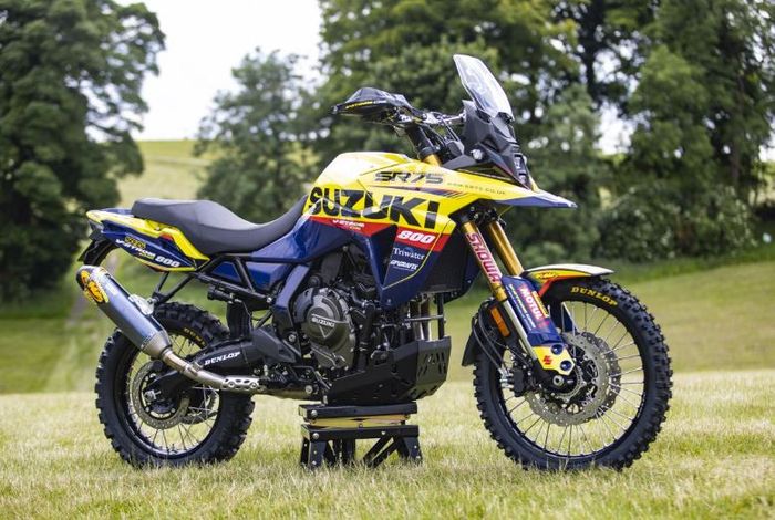 detail tampilan Suzuki V-Stron 800 DE Rally Edition