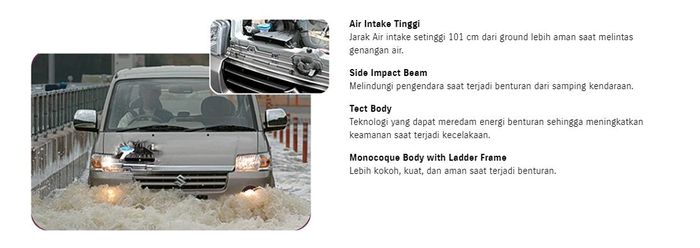 segi keselamatan Suzuki APV