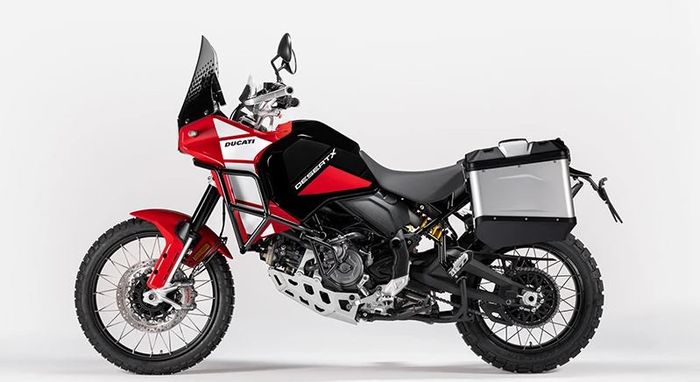 detail tampilan Ducati DesertX Discovery