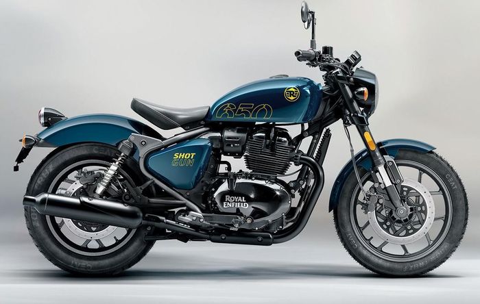 tampak samping Royal Enfield Shotgun 650