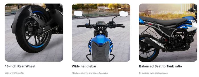 fitur kenyamanan Bajaj Freedom 125