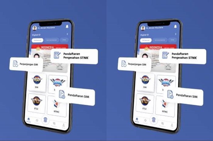 Pakai HP, perpanjang SIM online Juli 2024 bisa sambil liburan jadi enggak perlu urus offline.