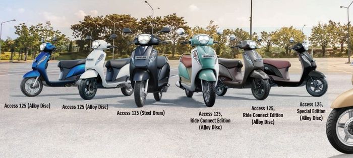 pilihan warna Suzuki Access 125