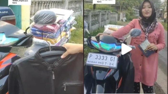 Ratu durian asal Tasikmalaya, Tiara Rahmi Pertiwi berikan kado Suzuki Smash ke Pegi Setiawan setelah terbebas dari tuduhan pembunuhan Vina Cirebon