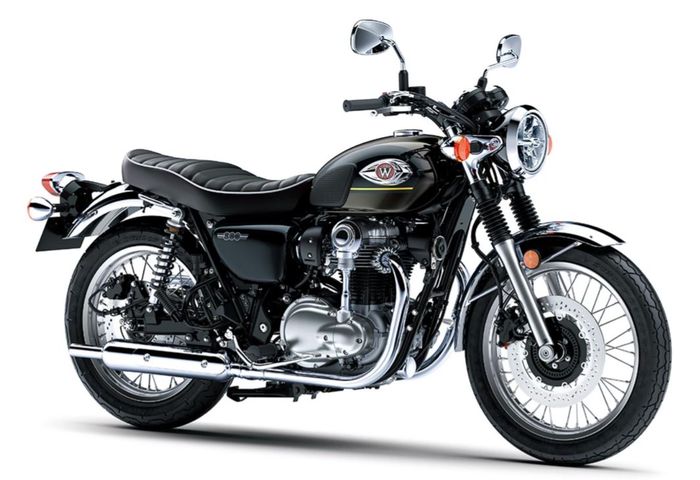 detail tampilan Kawasaki W800