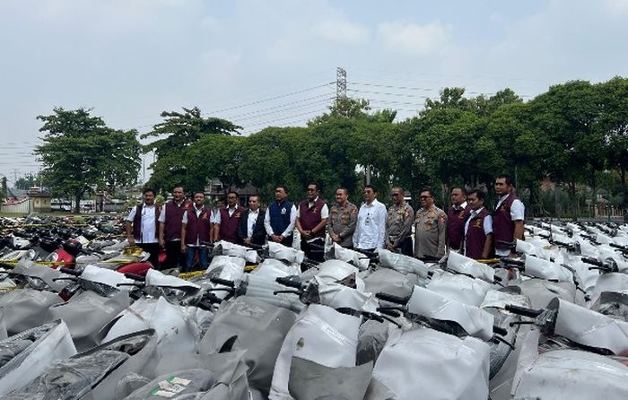Ada 5 negara tujuan penyelundupan motor baru yang berhasil digagalkan Bareskrim Polri.