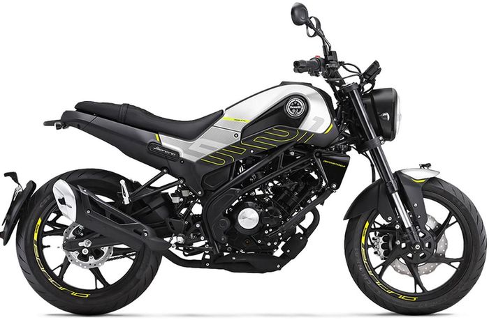 Benelli Leoncino 125 warna putih