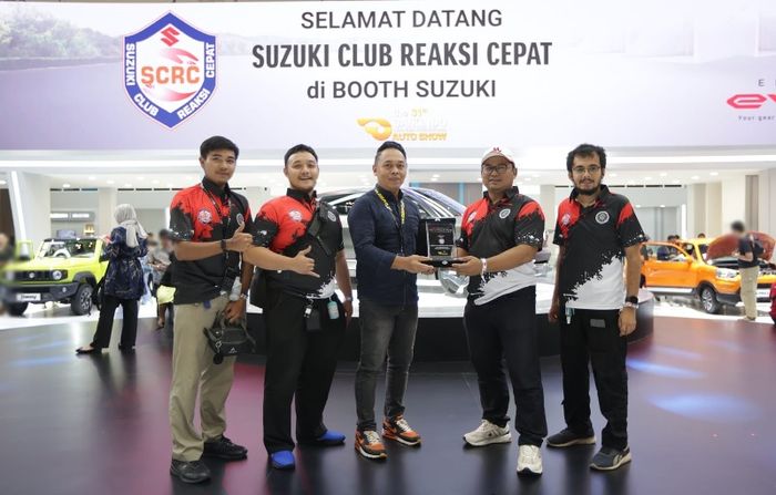 Suzuki Club Reaksi Cepat hadir di booth Suzuki dalam Pameran GIIAS 2024