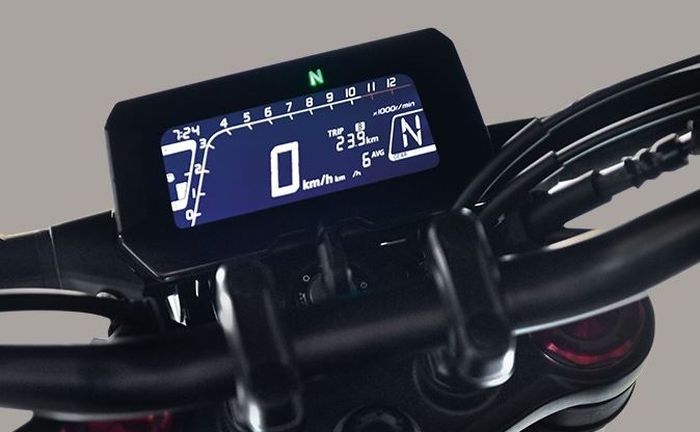 tampilan panel instrumen New Honda CB150R