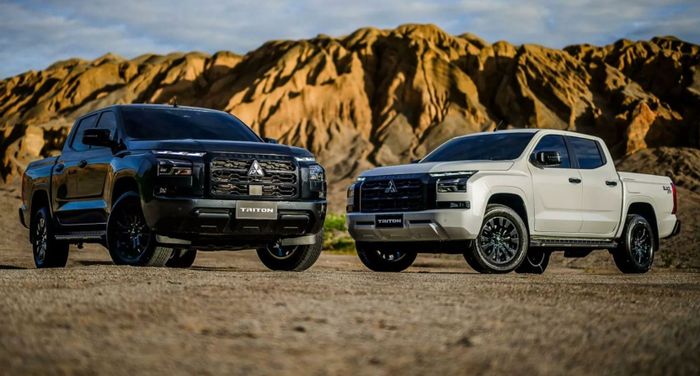 detail tampilan Mitsubishi Triton Black Edition