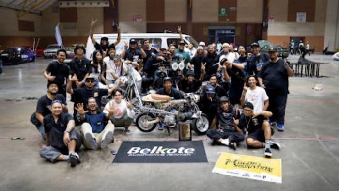 Belkote Paints kembali mendukung seniman motor kustom nasional di ajang internasional