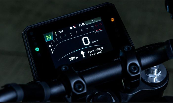panel instrumen Yamaha MT-09 Y-AMT
