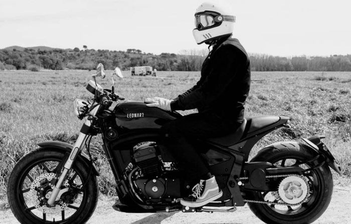 tampilan Leonart Pilder 125 saat ditunggangi