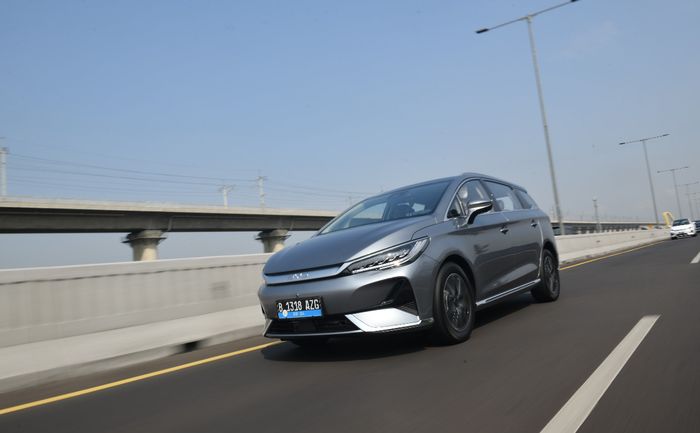 Bantingan suspensi saat melintas di tol MBZ tidak terlalu keras