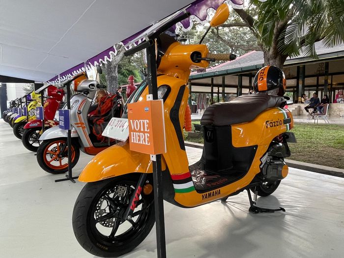 Hasil modifikasi di Fazzio Modifest 2024 Yogyakarta memberi warna baru pada keseluruhan acara. 