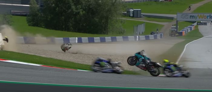 Kejadian MotoGP Austria 2020