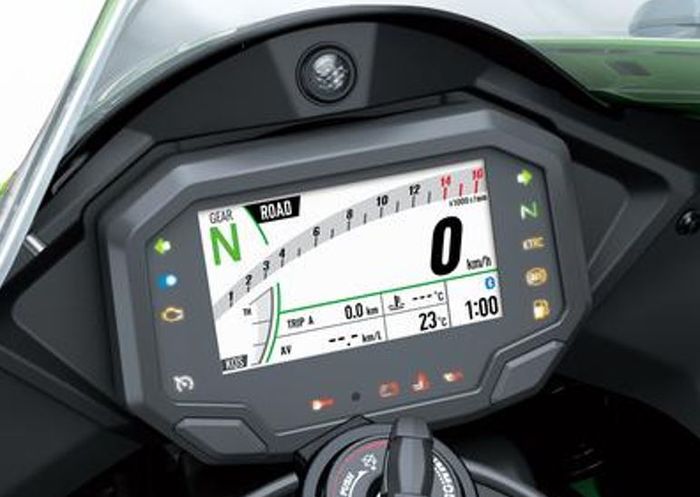 panel instrumen Kawasaki Ninja ZX-10RR 2025