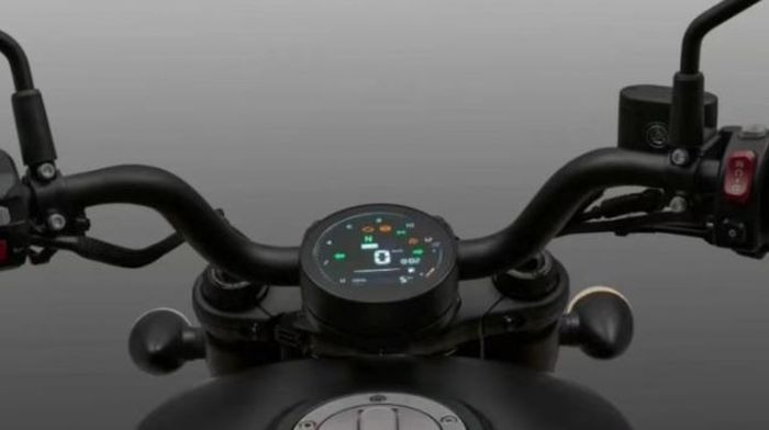 panel instrumen digitalnya pakai layar TFT