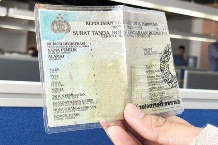 Ilustrasi STNK.