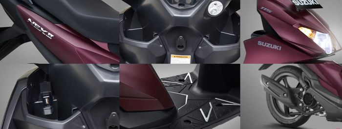 fitur-fitur pada Suzuki Nex II