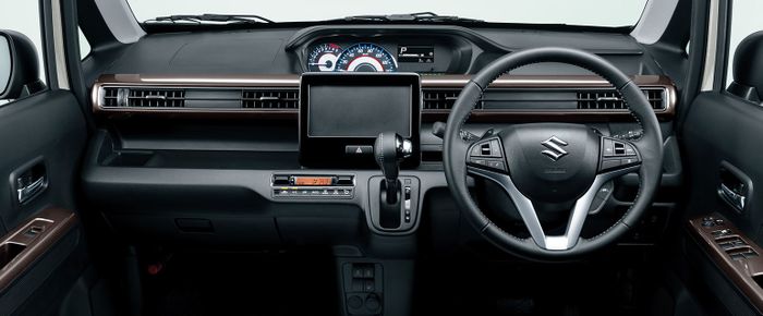 dasbornya terlihat futuristis