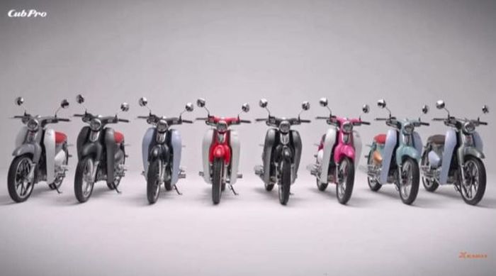 Kamax Cub Pro memiliki 10 pilihan warna