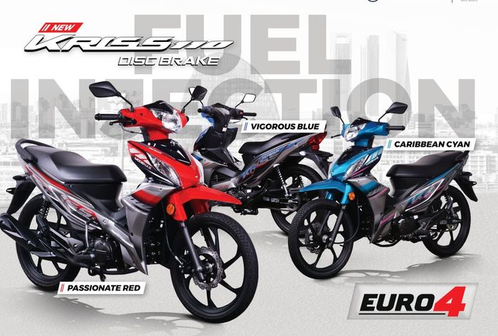 pilihan warna Modenas Kriss 110 2024