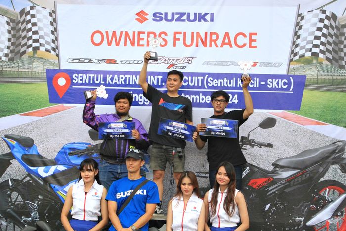 Para pemenang Suzuki Owners Fun Race 2024