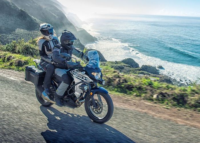 tampilan Kawasaki Versys-X 250 saat dikendarai, cocok buat perjalanan jauh