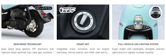 teknologi canggih pada SYM Priti 125