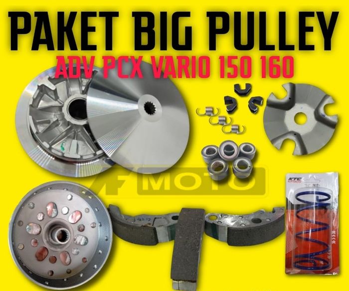 Tinggal pasang, segini harga big pulley buat Honda ADV 160