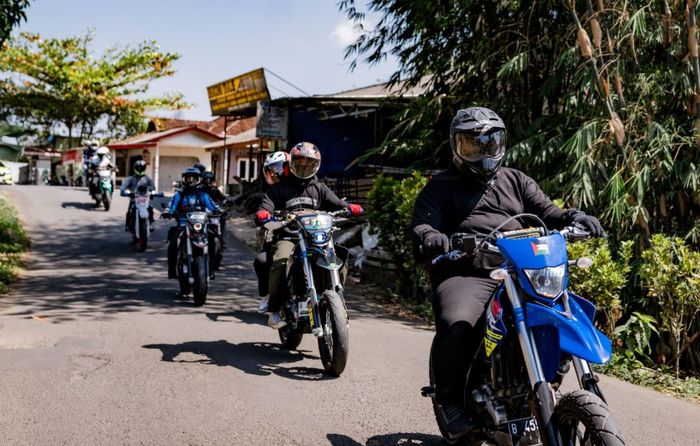 performa Yamaha WR155R cocok dipakai di medan yang dilewati acara morning ride ini