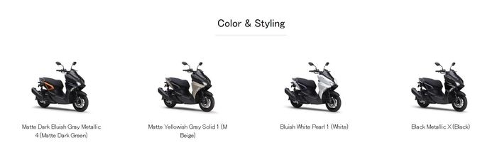 pilihan warna Yamaha X-Force