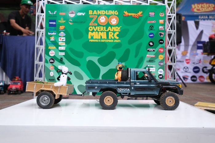 Salah satu Rc yang tampil di Bandung Zoo Overland Mini Rc 2024