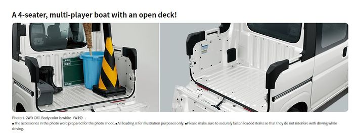 bak belakangnya pakai model open deck
