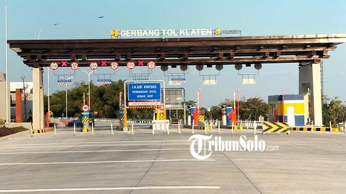 Gerbang tol Klaten bagian dari tol Solo-Jogja