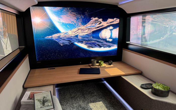 Close up fitur televisi Sharp LDK+.