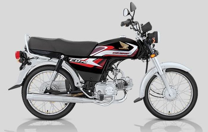 Honda CD70 warna hitam