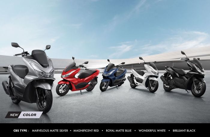 pilihan warna Honda PCX 160 CBS
