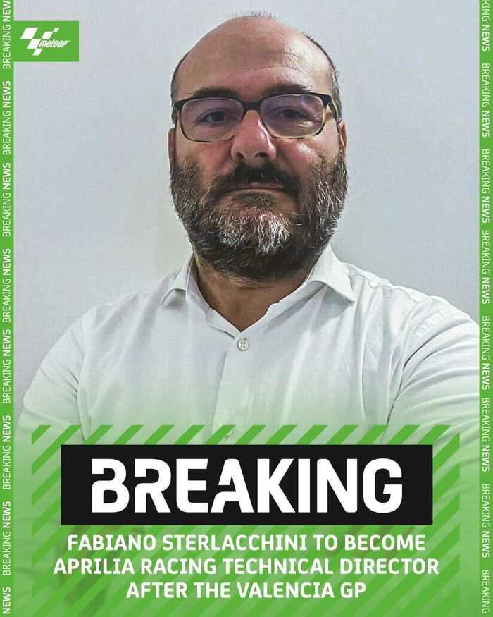 Fabiano Sterlacchini jadi Direktur Teknis Aprilia Racing di MotoGP 2025
