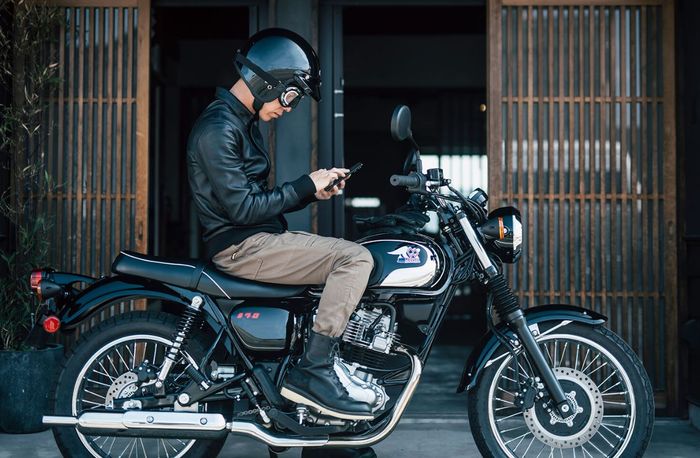 Kawasaki Meguro S1 punya tampilan lebih premium
