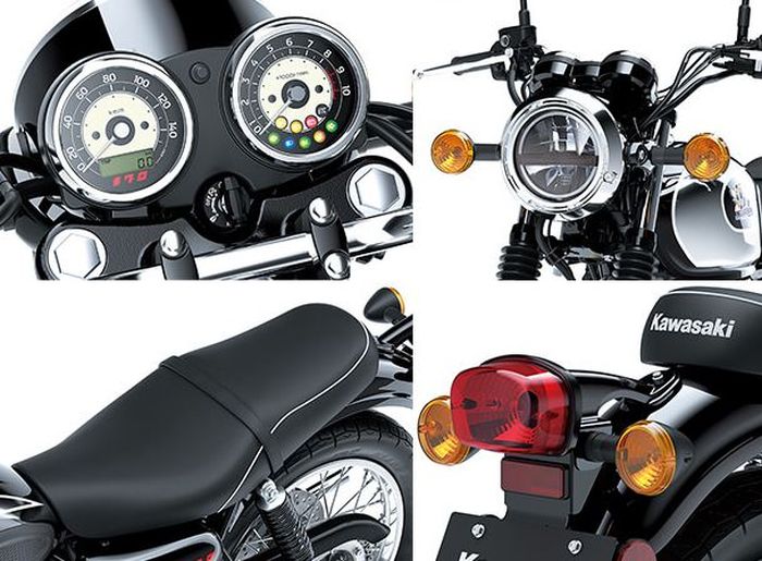 meski tampilannya jadul, sudah dilengkapi sejumlah fitur modern seperti lampu LED dan MID