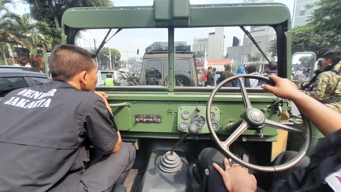 Bagian interior mobil Daewoo KIA milik TNI 